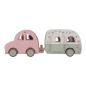 Preview: Little Dutch - Spielzeugauto mit Wohnwagen